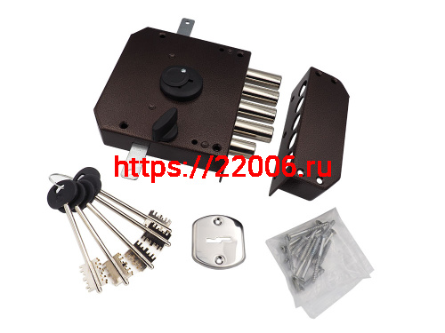 Замок Mettem (Меттэм) накладной ЗН4 032.1.1 (правый), 5 кл. фото 3