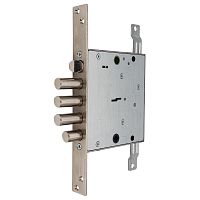 Замок Mettem (Меттэм) врезной сувальдный с защёлкой ЗВ9 144.1.0-Ц с тягами, 5 кл.