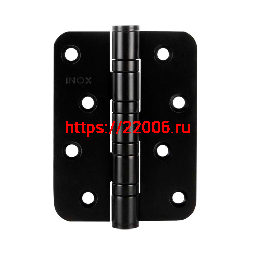 Петля Fuaro (Фуаро) из нержавейки универсальная IN4400U-R10 INOX black (4BB-R10 102х76х3) NoLogo