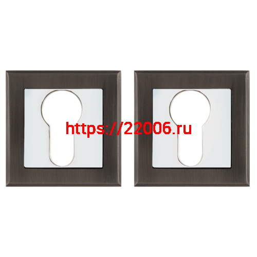 Накладка Punto (Пунто) под цилиндр ET.K.QL52 (ET QL) GR/CP-23 графит/хром