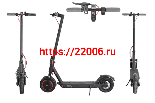 Электросамокат MK085 (350Вт/36V,10Ah,даль. хода 40км,мах скорость 25км/ч, алюминиевая дека, стальной руль) 10" фото 2