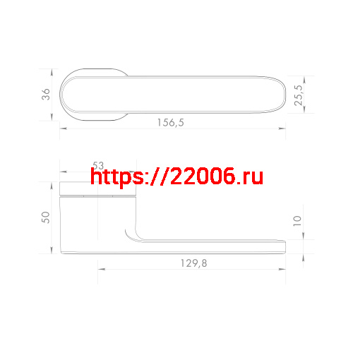 Ручка Armadillo (Армадилло) раздельная R.UCR36.FOREST FSG-39 флорентийское золото фото 2