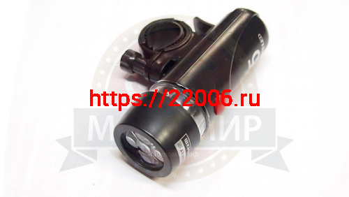 Фара  Вело передняя, 5 больших белых диода №808 С