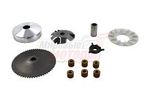 Вариатор перед. скутер 4х такт. 50QT-4,-10,-18 дв.139QMB (+полн.комплект муфта, шкив, крыльч. и т.д)