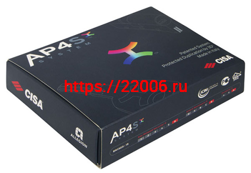 Цилиндровый механизм Cisa (Чиза) под вертушку AP4S 0P3S2-19.12 (80 мм/30+10+40), НИКЕЛЬ фото 2