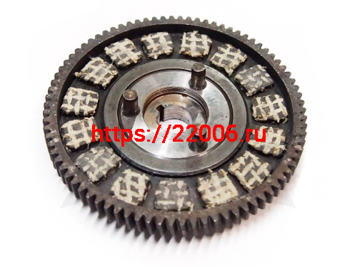 Муфта сцепления веломотор "Газуля" F50/F80 (в сборе) фото 2