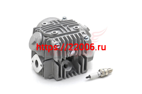 Головка цилиндра Delta, Zodiak, OB-70 в сборе 39 мм (50см3) СЕРЕБРИСТАЯ