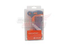 Набор для ремонта бескамерных шин (шило,резинки) AIRLINE в прозрачном кейсе ATRK-8