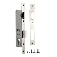 Корпус Fuaro (Фуаро) узкопрофильного замка с роликовой защелкой PROF155-25 (155-25) CP хром