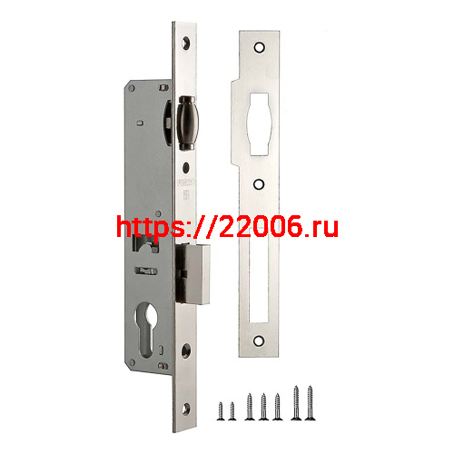 Корпус Fuaro (Фуаро) узкопрофильного замка с роликовой защелкой PROF155-25 (155-25) CP хром