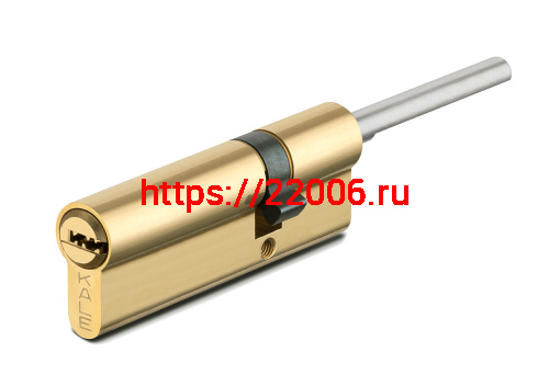 Цилиндровый механизм Kale kilit (Кале килит) под вертушку (дл.шток) 164 SX/71 (35+10+26) mm латунь 5 кл.