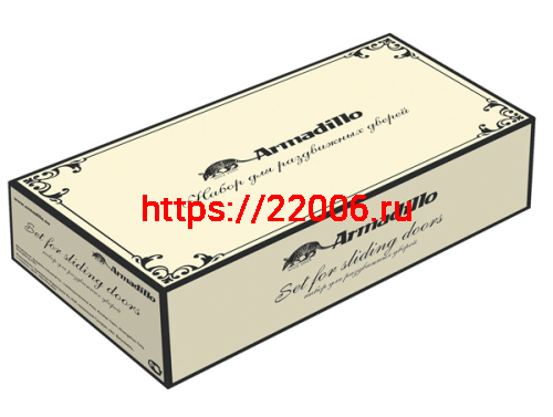 Ручка Armadillo (Армадилло) для раздвижных дверей SH.CL152.010 (SH010/CL) AS-9 античное серебро фото 2