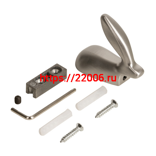 Крючок Ajax (Аякс) настенный MB-LM/K-001 SN матовый никель фото 4