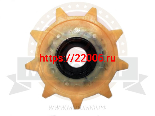 Звёздочка пластиковая со ступицей под 205 подшипник фото 2
