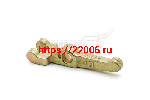 Вилка выжима сцепления (расцепляющий рычаг) МБ-8D,МБ-10D (длина 76 мм, ширина 22 мм, паз 10 мм, d8)