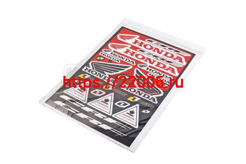 Наклейки: HONDA,CRF,ONE industries,PRO HONDA (30x45)