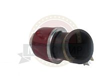 Фильтр воздушный нулевого сопротивления (1670) КОРПУС НЕОН6 красный d=42, 45 гр., сетка, к К65, К68