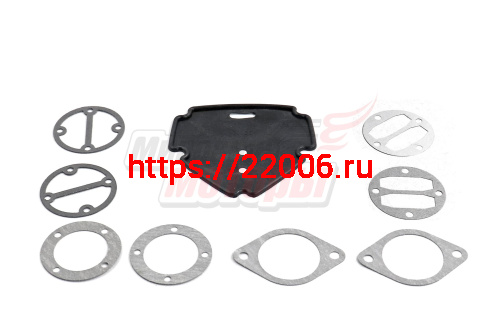 Набор прокладок компрессора Парма (К-1800/50, 2200/50) (КОМПЛЕКТ=9шт)