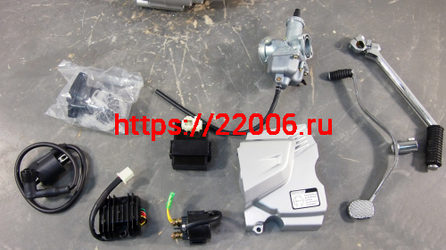 Двигатель 4т. 250 см3 172FMМ (-5)  ZONGSHEN (PR250) (баланс вал.) 5МКПП, кик+электростартер фото 7