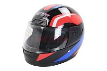 Шлем SAFEBET HF-109 чёрно-сине-красный Q161 "S,M,L,XL,XXL" (интеграл)