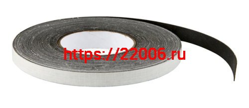 Терморасширяющийся Fuaro (Фуаро) уплотнитель ISOLAR 1500-10/B (толщина 1,5 мм, ширина 10 мм, длина 15,9 м), черный