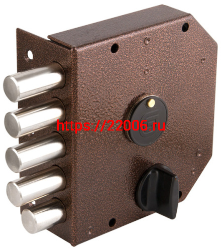 Замок Guardian (Гардиан) накладной ЗВ 20.05 правый (5 кл. ЗК.503Н-02) ЗД без ответной планки. /123:247/