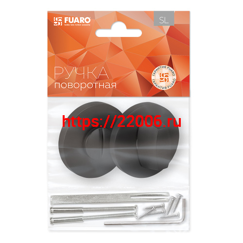 Ручка Fuaro (Фуаро) поворотная BK6.R.SLR52 (BK6 SLR) BL-24 черный фото 2