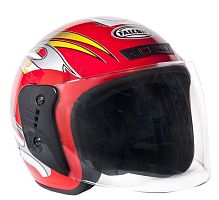 Шлем открытый FALCON XZH03 (Колобок) с забралом, размер M (61-62) (В КОРОБКЕ ПО 2 ШТ) СИНИЙ И КРАСНЫ