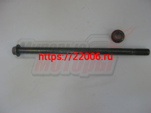 Ось 12х200 колеса переднего с гайкой YB50QT-3 Racer Meteor