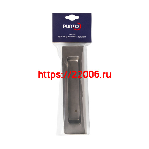 Ручка Punto (Пунто) для раздвижных дверей SH.SLQ152.010 (Soft LINE SLQ-010) GR графит фото 2
