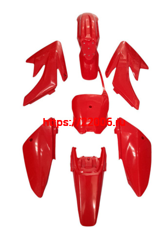 Пластик полный комплект KAYO 140/155 TTR125 new красный