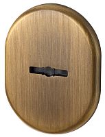 Декоративная накладка Armadillo (Армадилло) на сувальдный замок со шторкой PS-DEC CT (ATC Protector 1) AB-77 Бронза