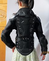 Защита тела (черепаха) THUNDER WOLF Kids АМ02 черная (XL 140 cm.)