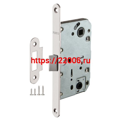 Защелка Punto (Пунто) врезная LM/PL96WC-50/BL SN (мат.никель)