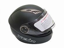 Мотошлем YM-827 черный матовый (XS)