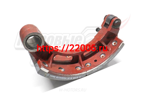 Колодка тормозная передняя бараб. в сборе 1069А, 1061, 1069, 1089, 1ШТ (110533-TF3501120) фото 2