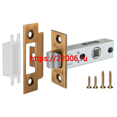 Защелка Punto (Пунто) врезная METL45-8 ( L45-8) CF кофе