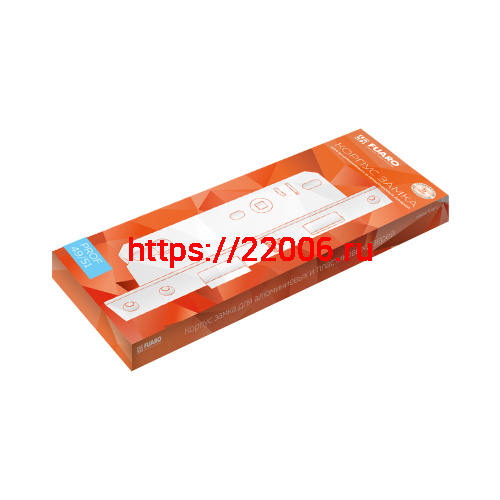 Корпус Fuaro (Фуаро) узкопрофильного замка с защелкой PROF4916-35/92 CP хром фото 2