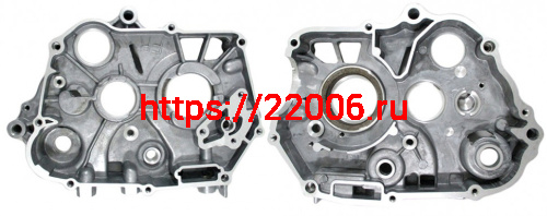 Картер двигателя 139FMB Дельта (левый) под стартер и шариковые подшиники