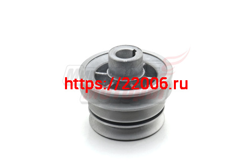 Шкив d20 мм ведущий 3-х ручейковый (с выступом, тип: Нева) (к имп. двигат. МБ-2) (нормативное наличие раковин)