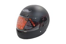 Шлем CONCORD XZF03 чёрный МАТОВЫЙ одноцветный "S,M,L,XL,XXL" (интеграл)