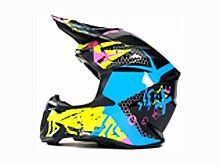 Мотошлем VIRTUE MD-902 Кросс черно-голубой (M)