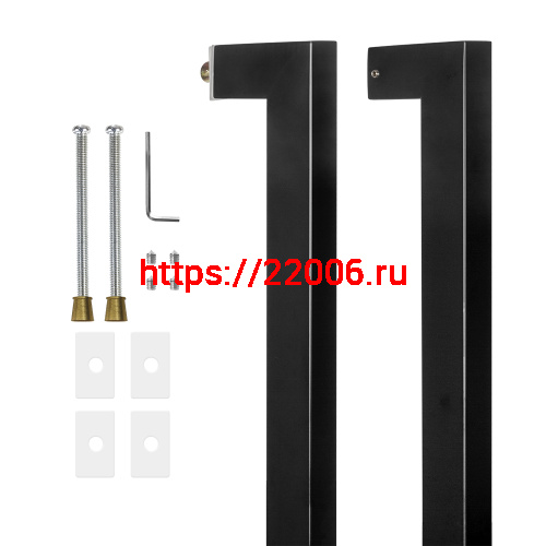 Ручка-скоба Fuaro (Фуаро) PULL.PH38/600.26 INOX 304 (PH-26-38/600-INOX) BLACK фото 2