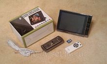 Монитор (к в/д) JS-288B,  "8" LCD TFT, на 2 панели и 2 камеры, цветной 4-х проводный