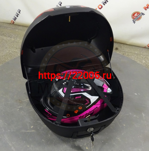 Кофр багажный мото задний CIGNA E-63 42л черный фото 3