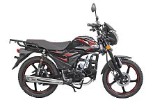 Мопед Alpha FX Max LUX (Форсир.) ЧЕРНЫЙ ГЛЯНЦЕВЫЙ (сигнализация, багажник зад., литые диски, обтекатель фар, защита ног, LED фара и поворотники, перед