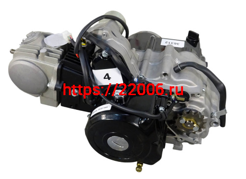 Двигатель 4т. 125 см3 (С125) АЛЬФА 4МКПП по кругу, педаль Юп  ВАНЧАНГ (марк 49) фото 3