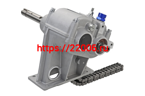 Коробка Буран реверса с цепью12,7-78зв. усиленная (переключение муфтой, z=40, 1:2,67)