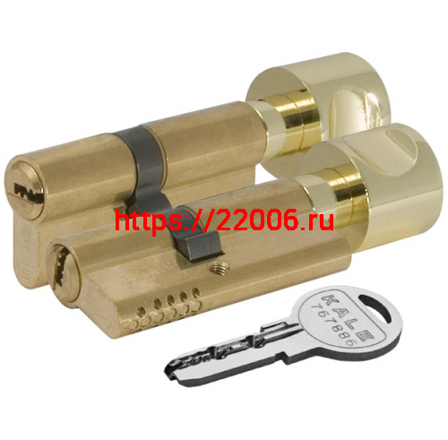 Цилиндровый механизм Kale kilit (Кале килит) с вертушкой 164 OBS SCE/90 (30+10+50) mm латунь 5 кл. фото 3