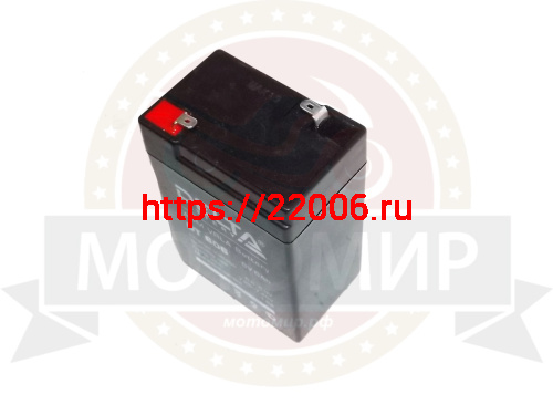 Аккумулятор  6В   6 А/ч, кислотный AGM (Delta DT 606)  для электро машинок (70*47*101)